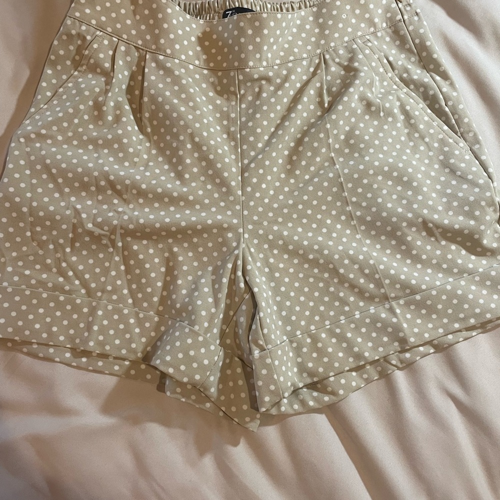7th Avenue New York &‎ Company Polka Dot Short Set in Black and Cream, Size 6 - Picture 9 of 13
